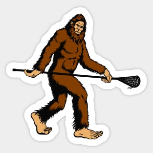 Lacrosse Bigfoot Sticker